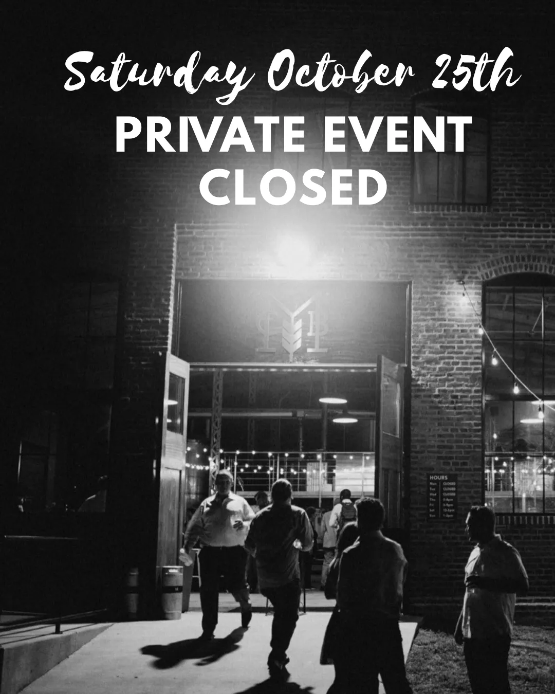 Closed for Newsletter